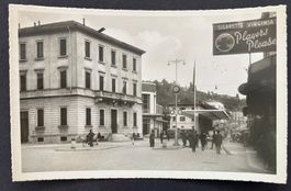 Chiasso Frontiera/Zoll, CH-Italien/ Oldtimer Autos, ca, 1950