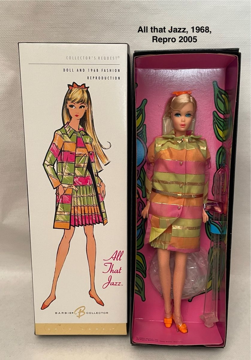Bambole: Barbie, All that Jazz 1968, Repro 2005, NRFB – Nuovo e nell'imballaggio originale da BÜLACH venduto da arun8184