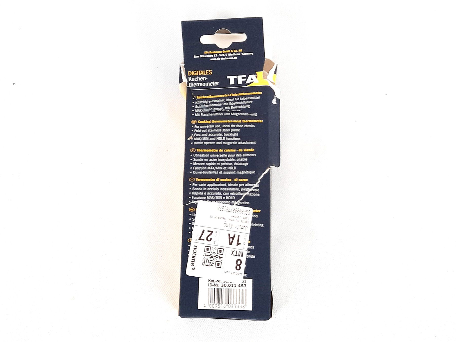 Sonstiges für Haushalt & Wohnen: TFA Digitales Küchen-Thermometer – Neu (gemäss Beschreibung) aus Beinwil am See von Restwert_Beinwil 1