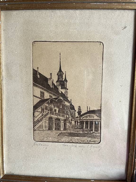 Stiche: Gravure originale Signée C.Bernier – Gebraucht aus Enges von Guarajuba01