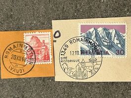 1948 Romainmôtier 1970 VD: Kloster ist ältestes der Schweiz
