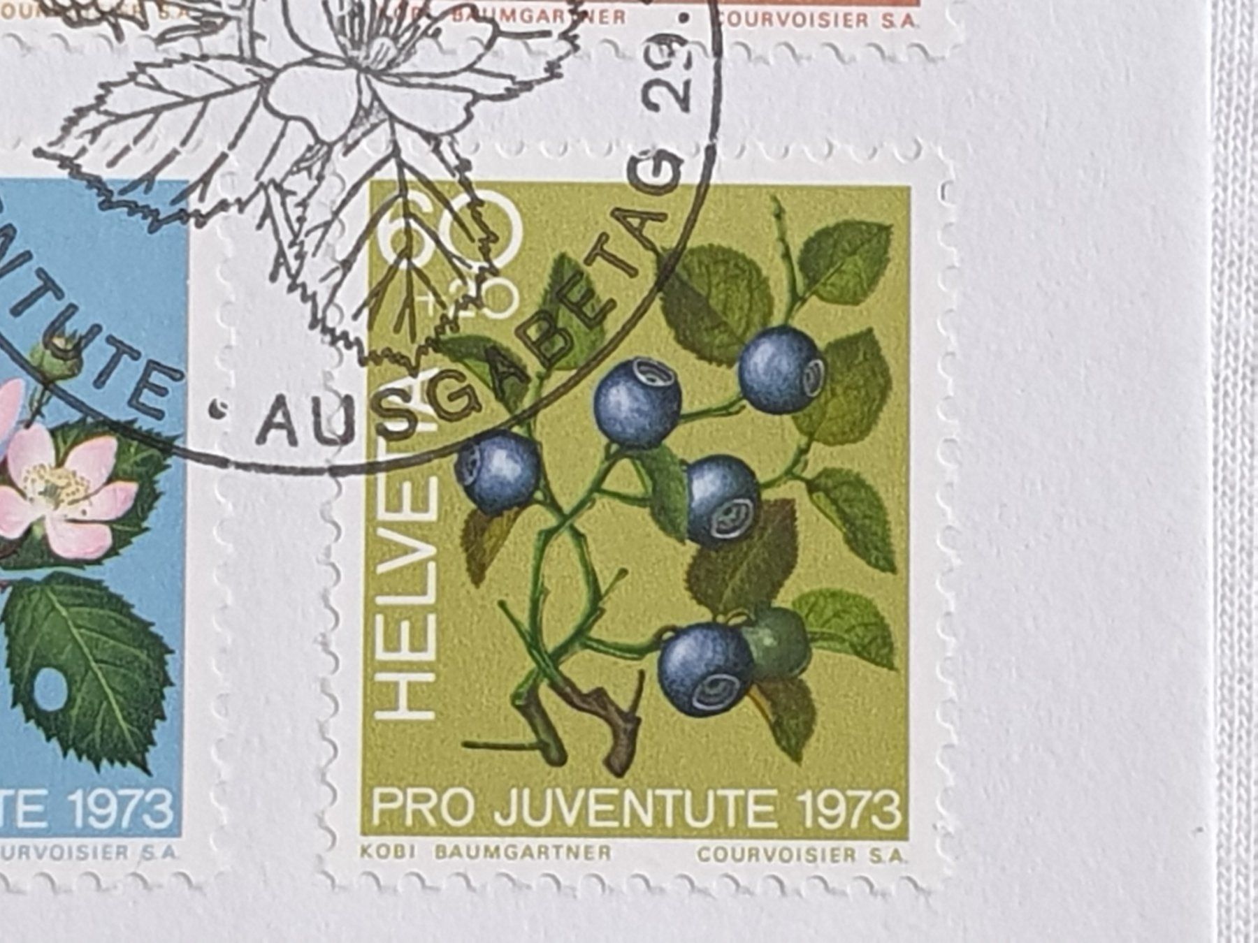 Tutti i francobolli: (20) Pro Juventute 1973 mit ET Stempel – Usato da Schwarzhäusern venduto da Inot3 6