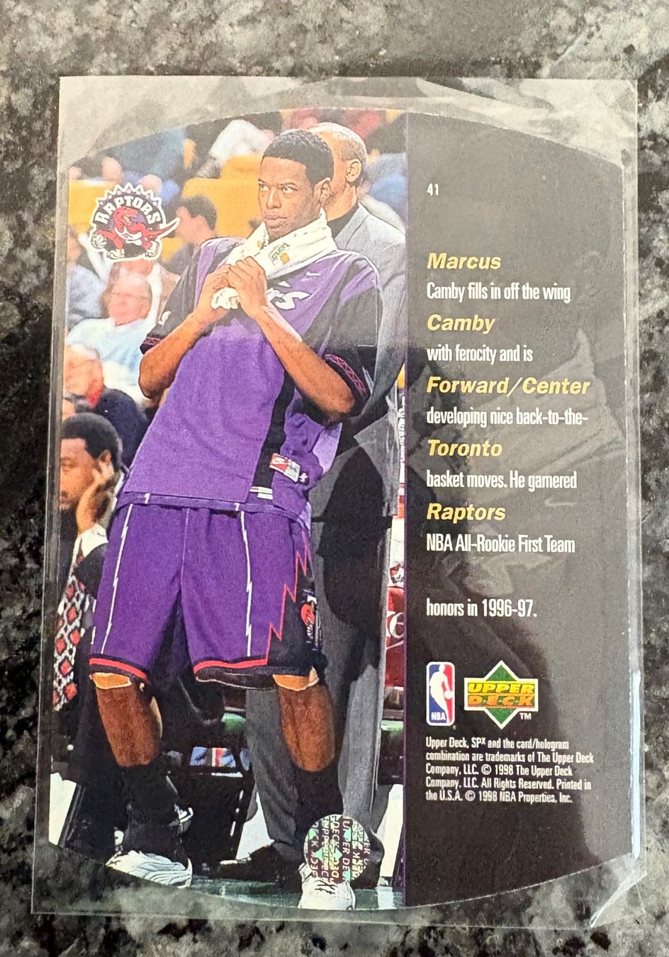 Nba Cartes à collectionner: NBA Marcus Camby SPX 98 Skyblue Card – Neuf (Voir description) à Muttenz par joba23 1