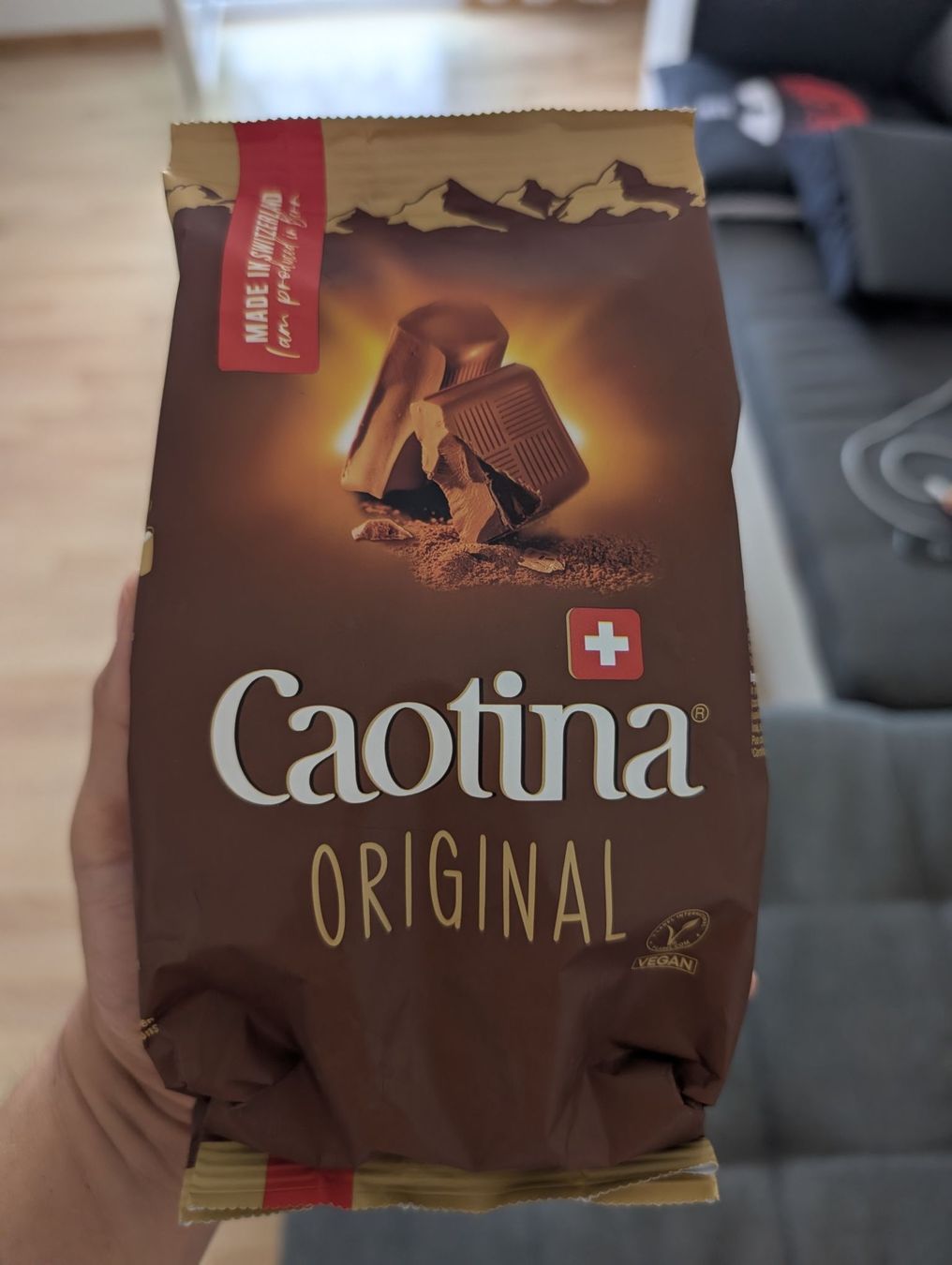Migros Cibi & Specialità: Caotina Original Schokolade Pulver 400g – Nuovo e nell'imballaggio originale da Winterthur venduto da Sushy-Power