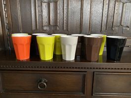 10 Kaffeetassen caffe tiamo ASA Selection in div. Farben