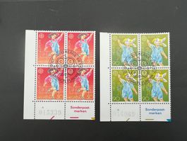 CH  1989 Viererblock Erstag Serie (5798)