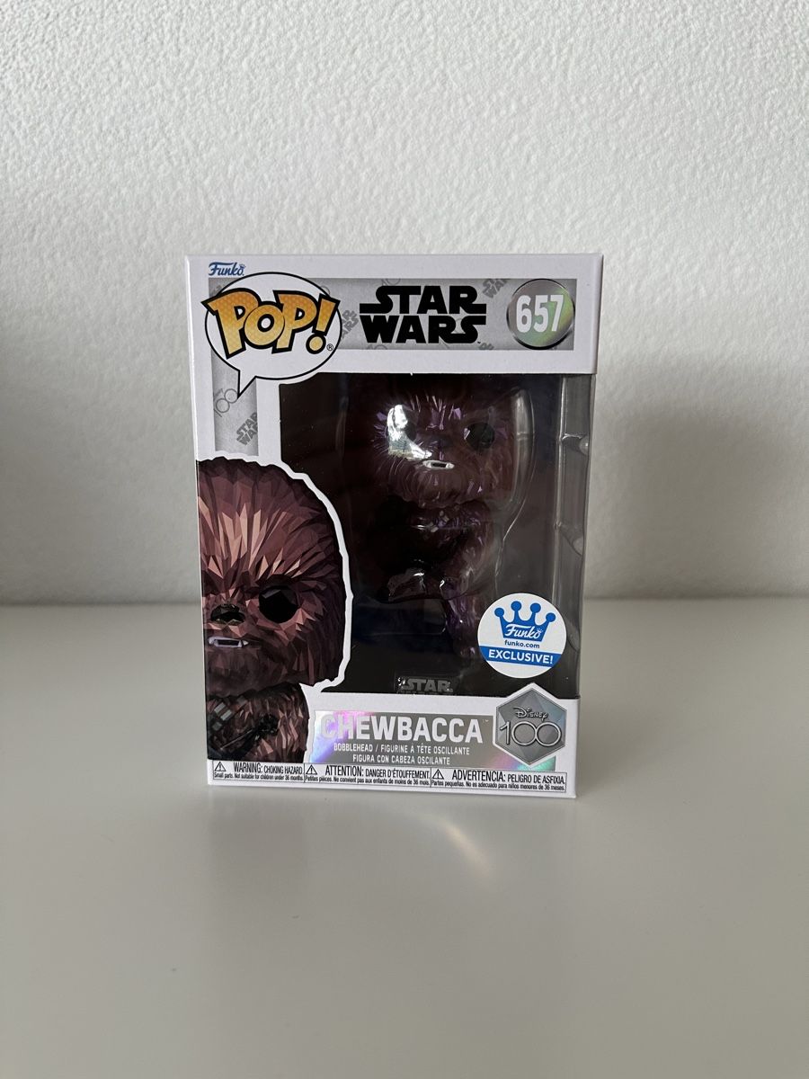 Funko Statuette: Funko Pop Chewbacca Disney 100 Edition (Facet) – Nuovo e nell'imballaggio originale da Mels venduto da Hannah_Fee