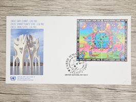 CL22 Enveloppe + Timbre UN / Suisse 1992