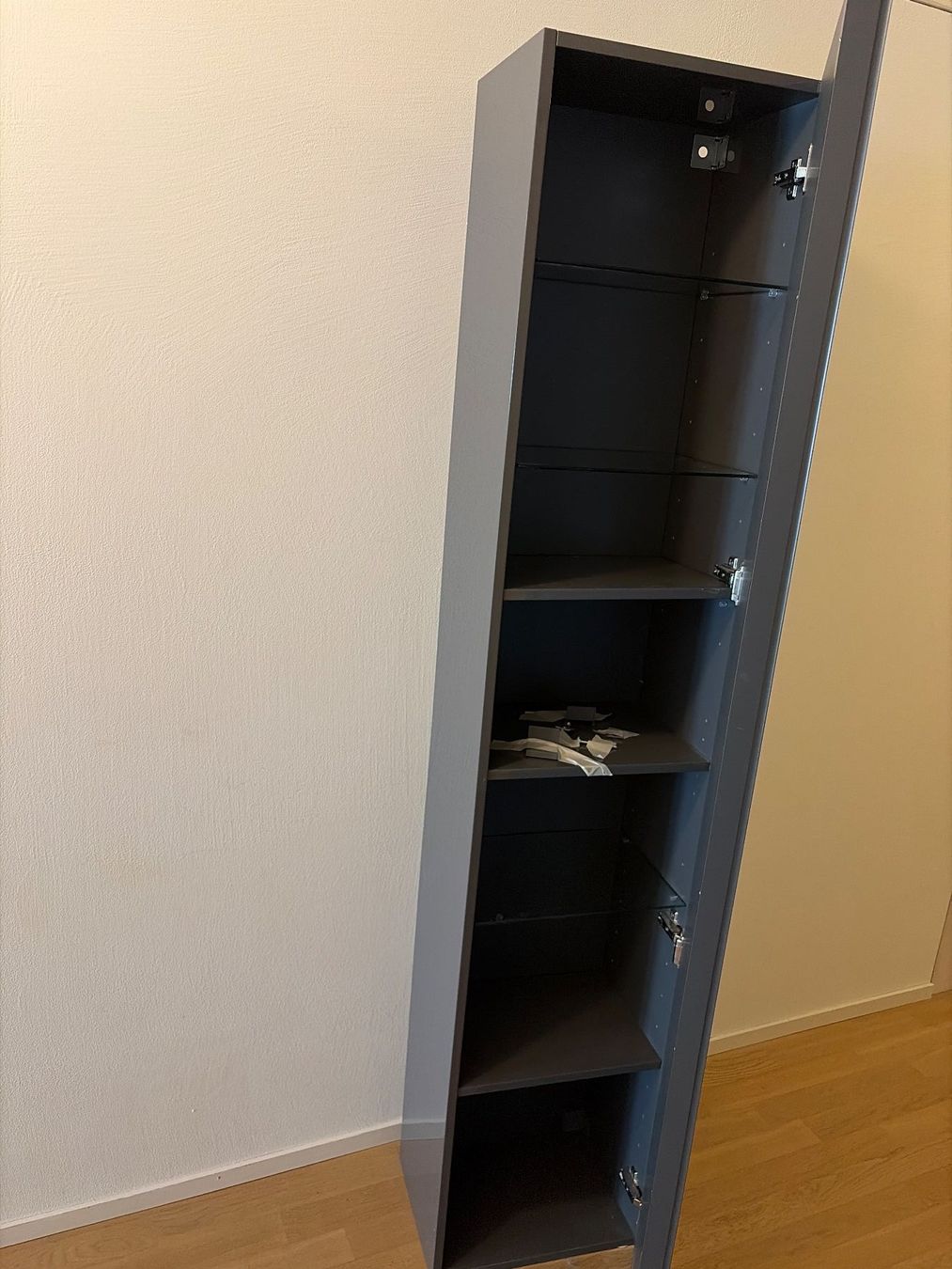 Scaffali: Wandregal Spiegel Glas schwarz lang – Usato da Inwil venduto da mat_mh2s 3