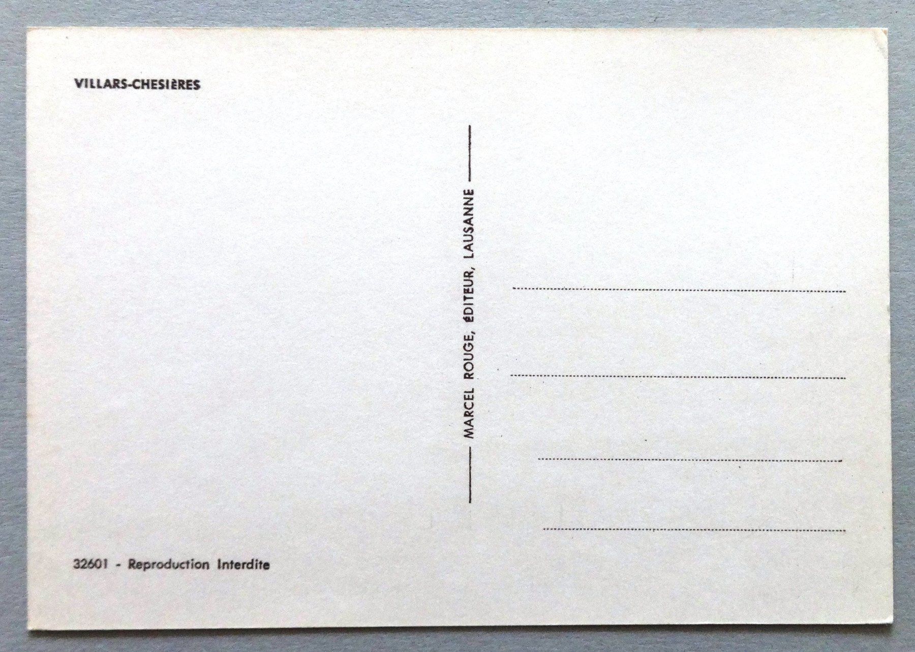 Cartes postales: Villars-Chesières – D'occasion à Fétigny par Billy2miny 1