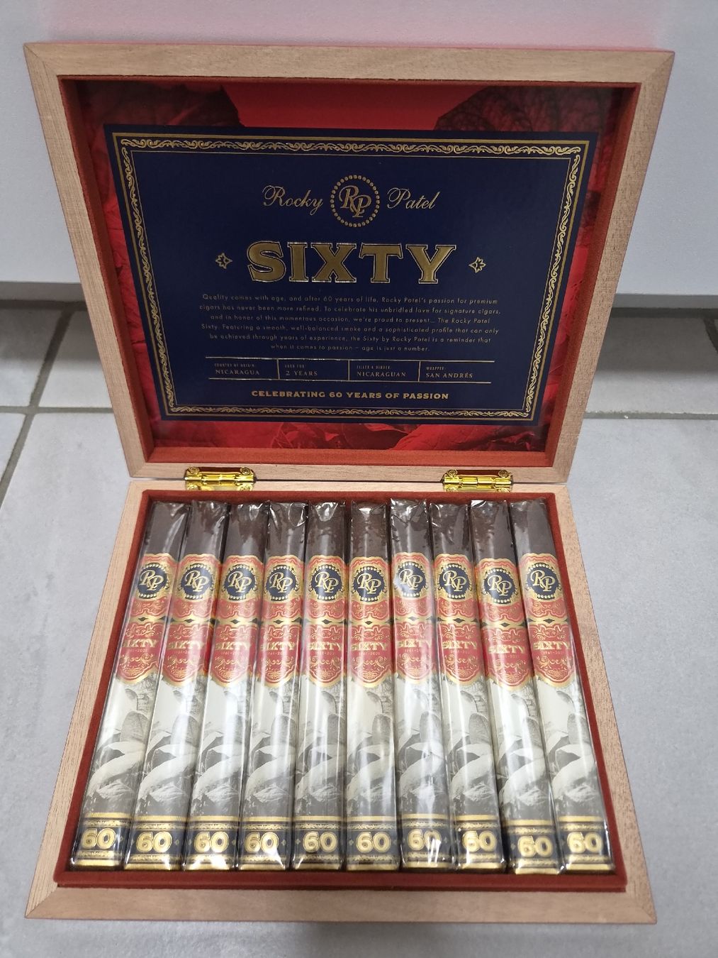 Zigarren: Zigarren Rocky Patel Sixty Toro – Neu und originalverpackt aus Volketswil von 2000ra