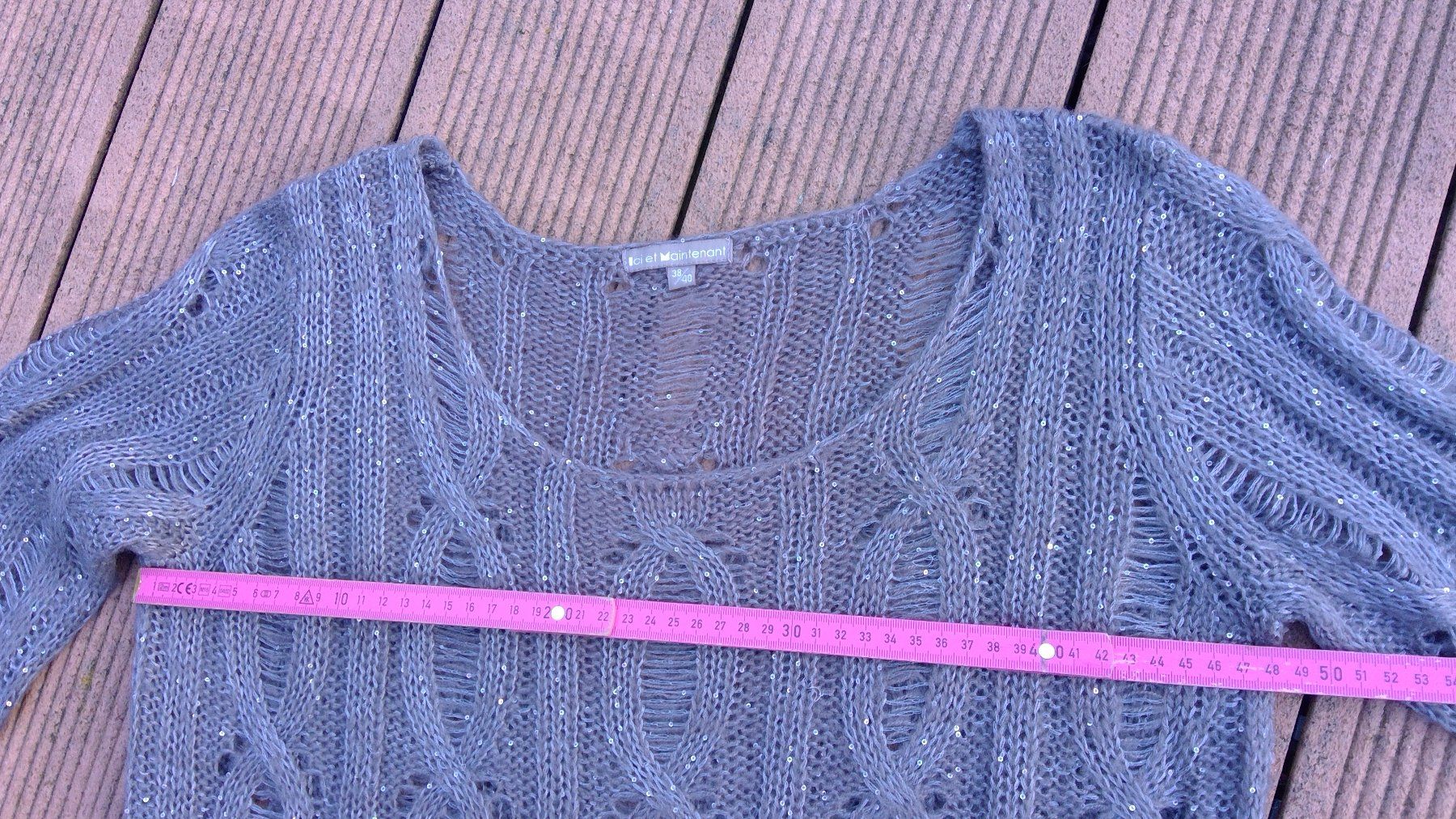 Maglioni & Felpe: Pullover en maille gris foncé & sequins brillants, taille M – Nuovo (secondo la descrizione) da Agiez venduto da chouchanelle 7
