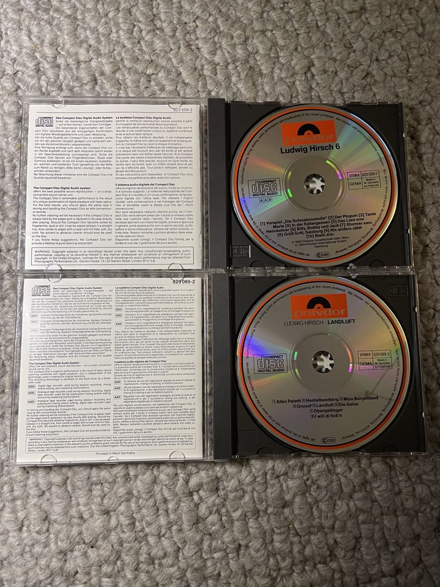 CDs: 2x Ludwig Hirsch  – D'occasion à Reinach AG par trigger7811 1