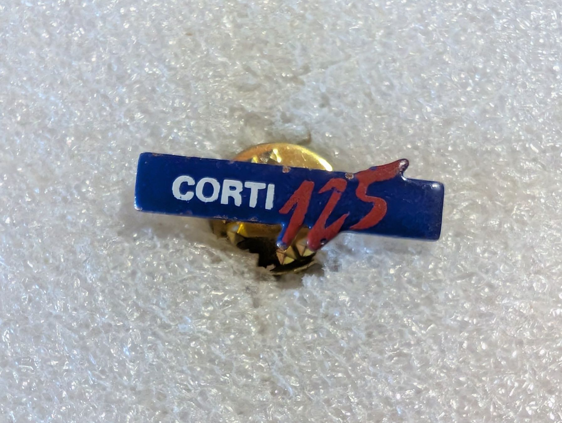 Placchette & Badge: Ansteckpin 189: 125 Jahre Corti – Usato da Oppligen venduto da Pin-Fall-Shop