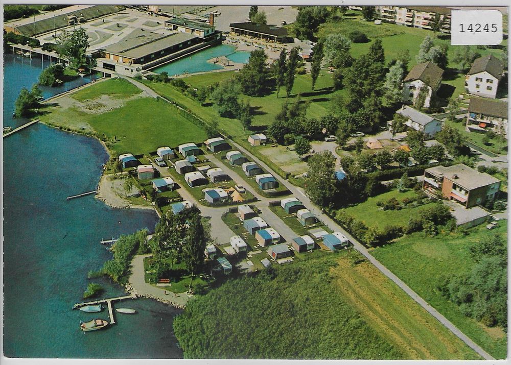 Flugaufnahme Camping-Lido Rapperswil (Antik) in Ettingen für CHF 9 ...