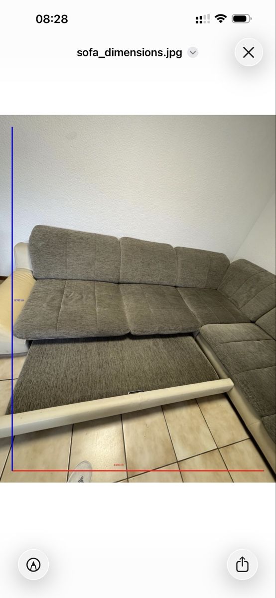 Divani: Grosses Ecksofa mit Schlaffunktion, Top Zustand! – Usato da Kaisten venduto da dr.andreas.dittmann 2