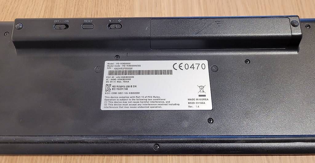 Tastiere: Samsung Smart Wireless Keyboard VG-KBD2000 Schwarz – Usato da Zürich venduto da maz_9qsd 1