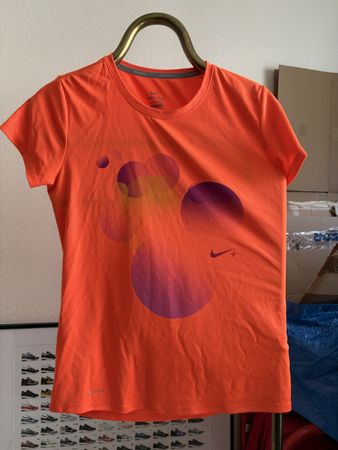 T-shirt Running Nike Dri-FIT Orange / Violet - Femme Size M