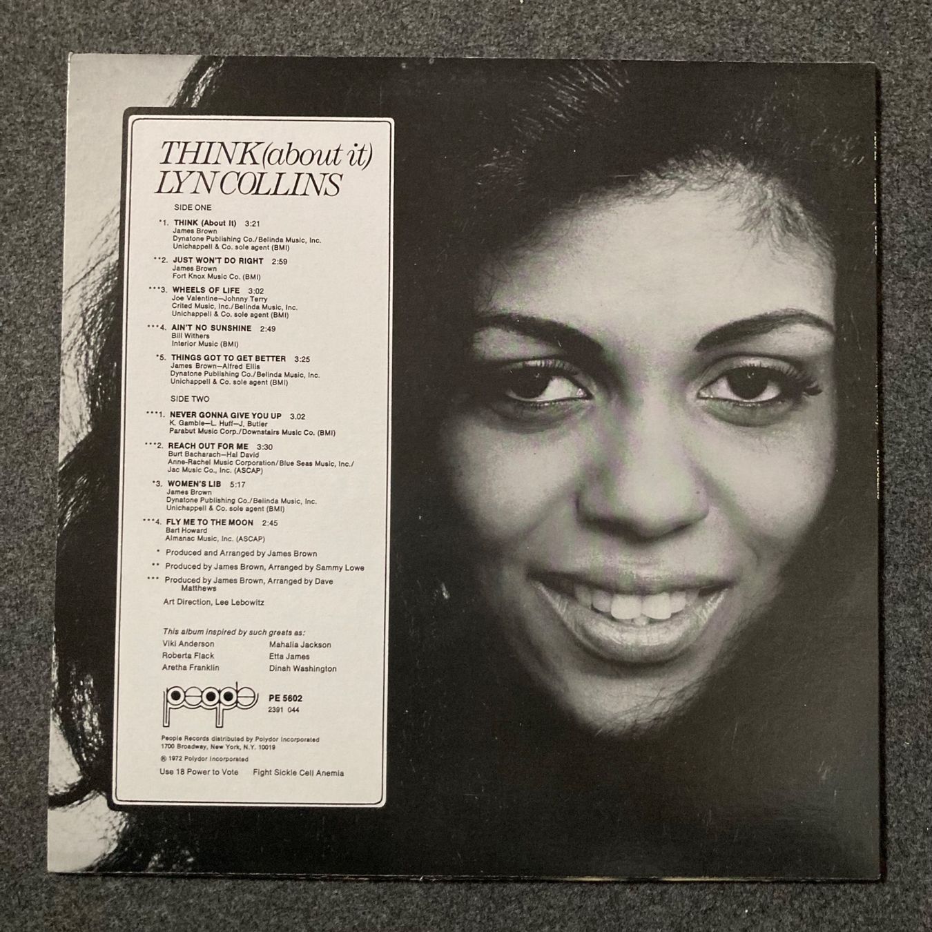 Dischi in vinile: Lyn Collins - Think (about it) - LP – Usato da dachsen venduto da oheio 1