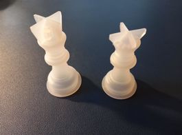 6x 3D Form für Schachfiguren - Moule silicone jeu d'échec