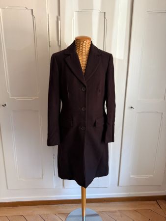 ESPRIT - Wollmantel dunkelbraun 36