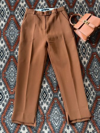 HEY GIRL FROM SEOUL Hose aus Baumwolle, Seide, Rayon, Leinen
