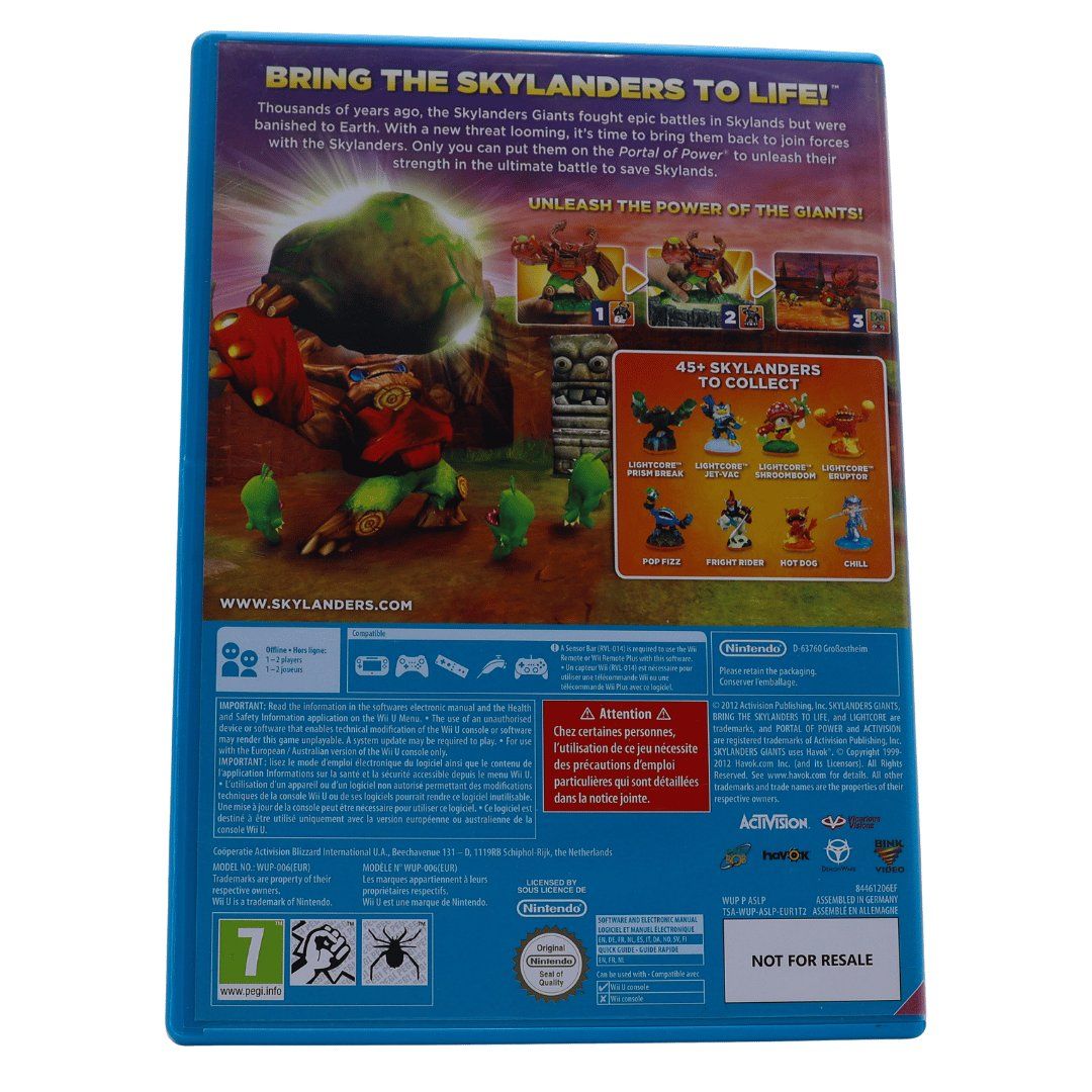 Jeux: Skylanders Giants - WII U – D'occasion à Paudex par dindeboy 1