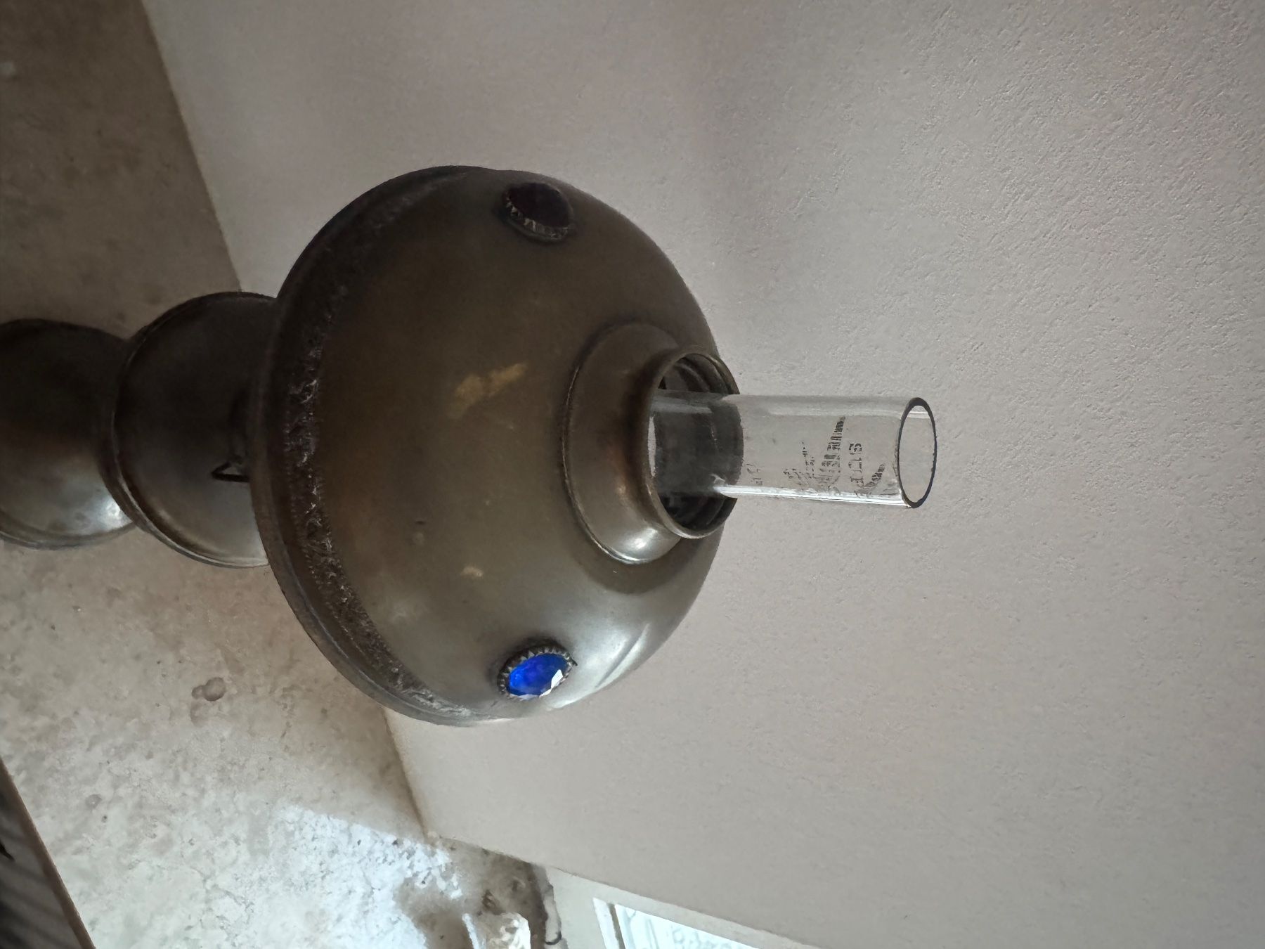 Lampade: Antike Jugendstil Petrollampe Lampe Leuchte – Usato da Zürich venduto da Zuerich_Seebach 1