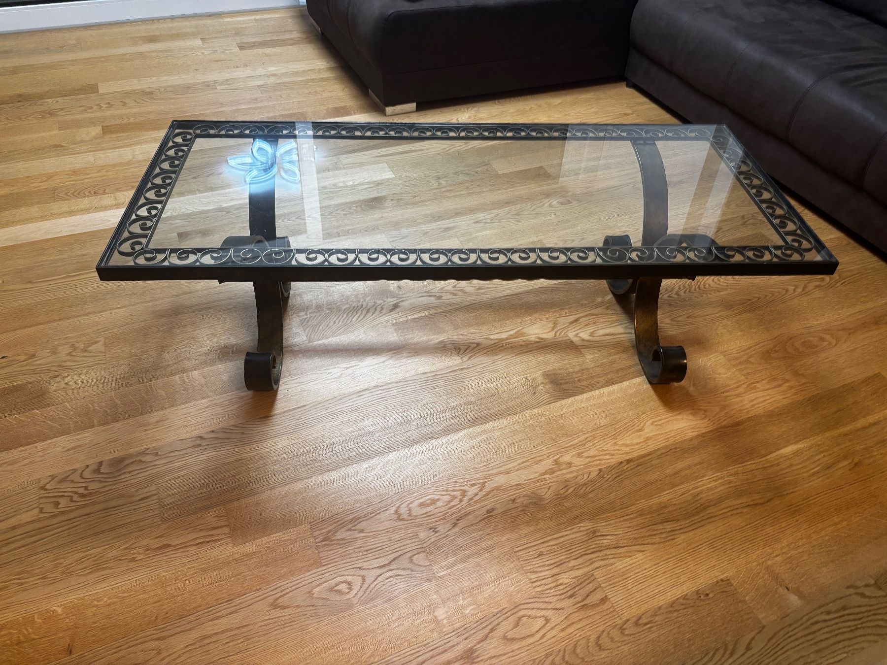 Tische: Glastisch - Sofa – Gebraucht aus Horn von Valentino_A 1