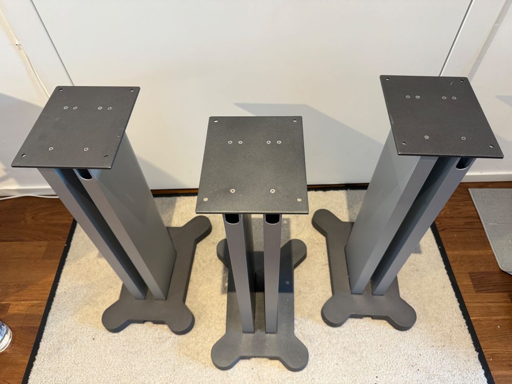 3 x Bowers & Wilkins B&W FS 700 Series 1 Lautsprecherständer
