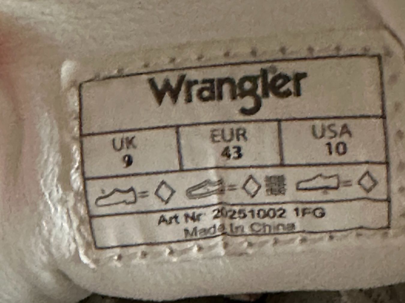 Scarpe da uomo: Wrangler BENNET - Sneaker low - bright white - Gr. 43 – Usato da Dübendorf venduto da san_tt6m 6