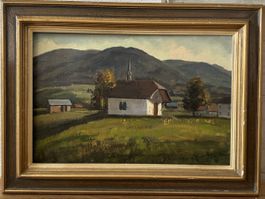 Max CLÉMENT (1912-1995) | Huile sur toile Plaffeien