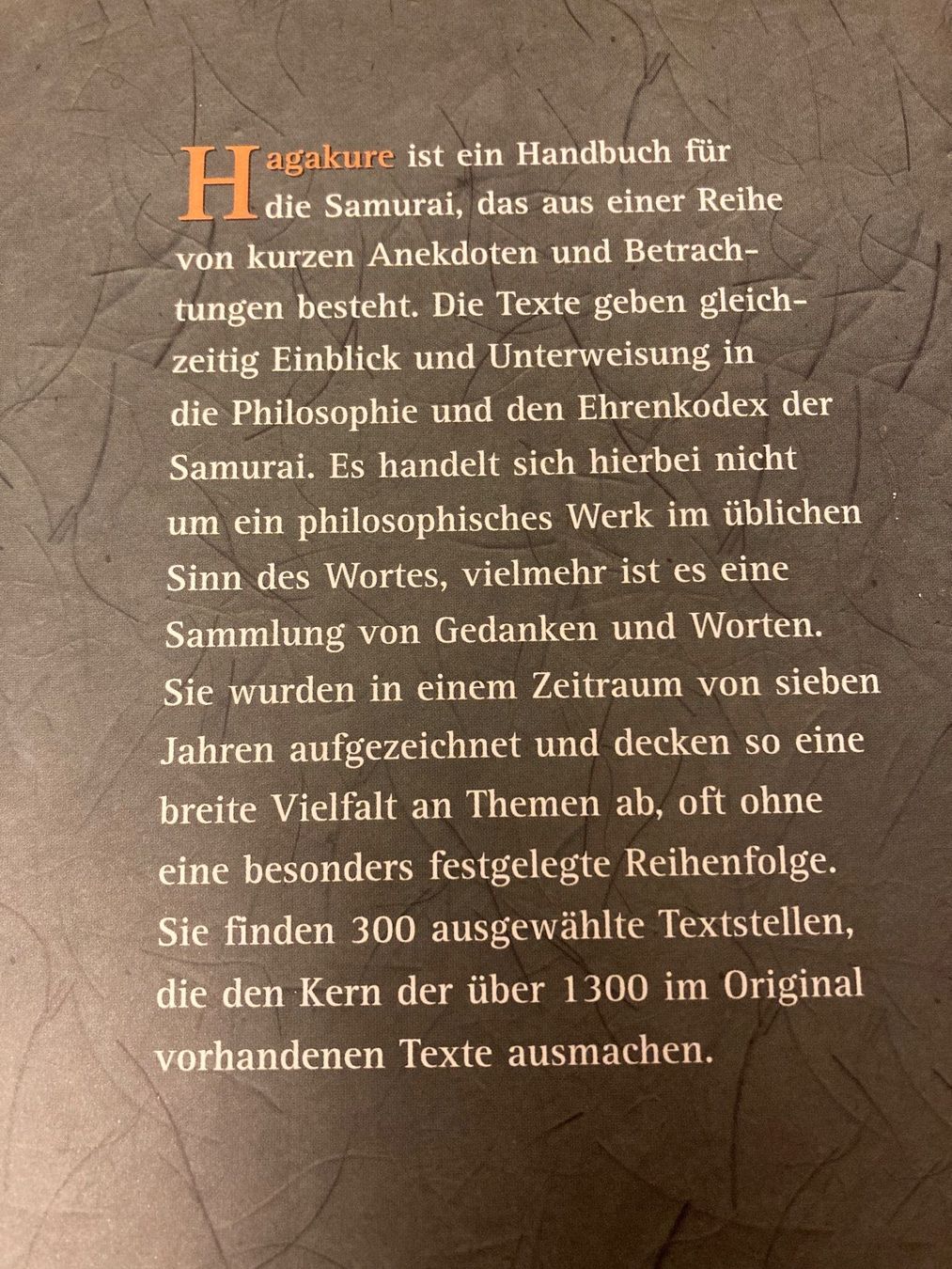 Libri: Hagakure, Das Buch des Samurai – Usato da Baden venduto da Yoyo1 1