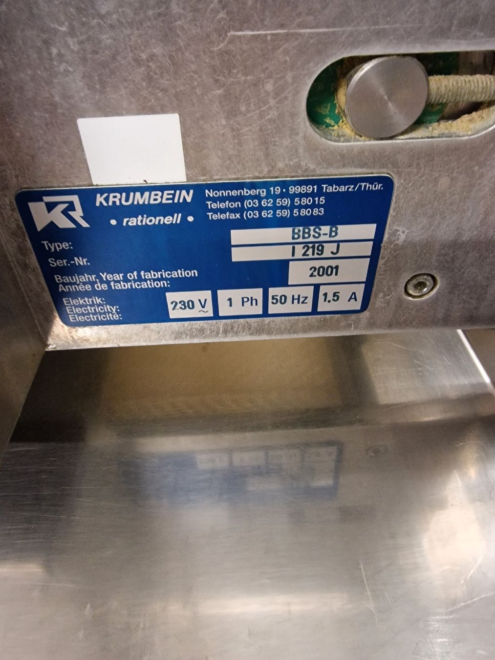 Küchengeräte: KRUMBEIN  RATIONELL – Gebraucht aus Niederwangen BE von HasGastrobedarf 2