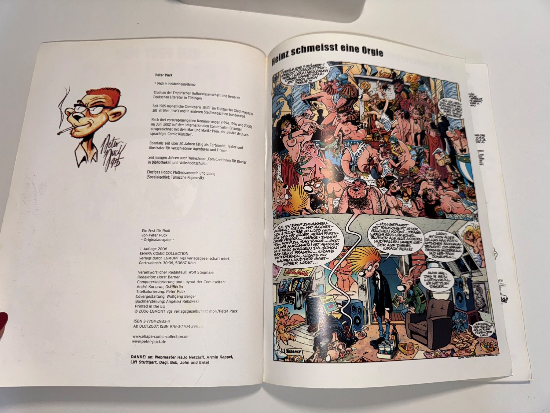 Fumetti: COMIC: Ein Fest für Rudi – Usato da Grosswangen venduto da Kleine.Knoepfe 1