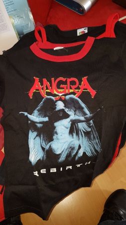 ANGRA GIRLIESHIRT "REBIRTH" GRÖSSE S