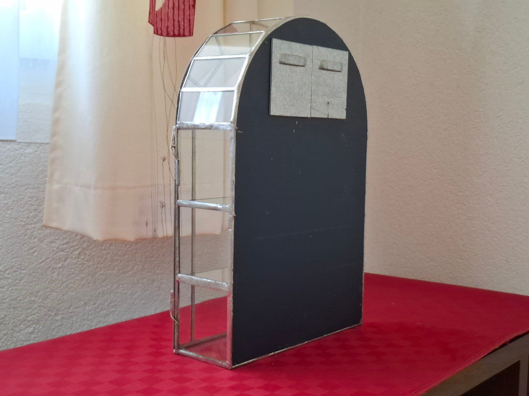 Vetrine: Swarovski Glasvitrine mit Spiegeln und 3 Glasfächern – Usato da Dietikon venduto da bru_cht6 1