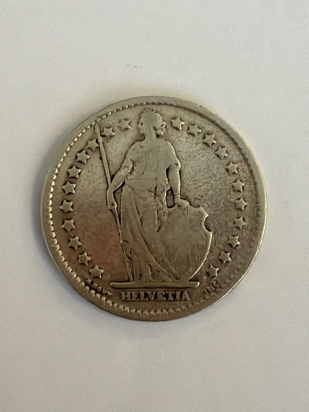 Alle Münzen: 1.- silber 1907 (65) – Gebraucht aus Bonstetten von juliestore 1