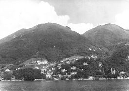 Lugano TI Caprino Lago di Lugano panorama G