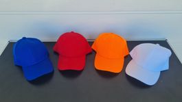 4* Caps / Kappe / Herren / Blau, Rot, Orange, Weiss / Neu!!