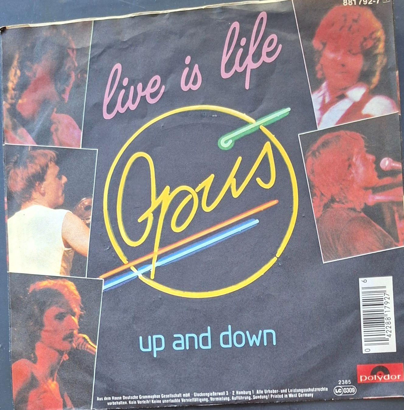 Dischi in vinile: Vinyl-Single Opus - Live Is Life – Usato da Langenthal venduto da Modo39