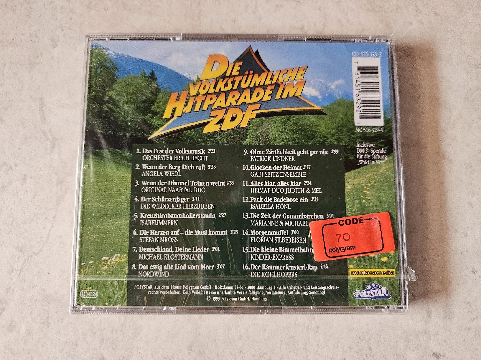 CDs: Die volkstümliche Hitparade  /  Fabrikneu – Neu und originalverpackt aus Schneisingen von backstore24 1
