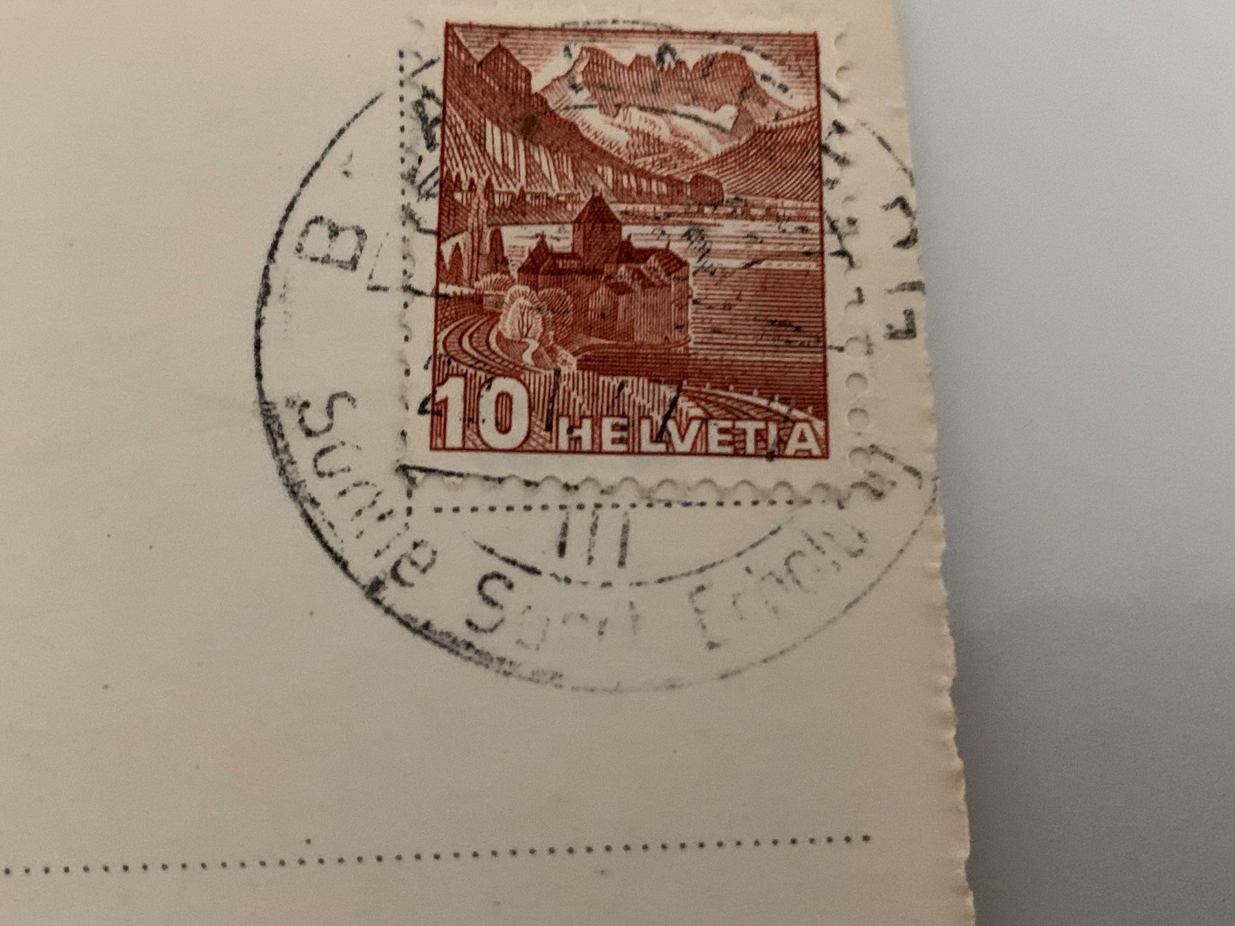 Cartoline postali: alte AK Postkarte Beatenberg (1947) – Usato da Erlenbach ZH venduto da Ritschly 1