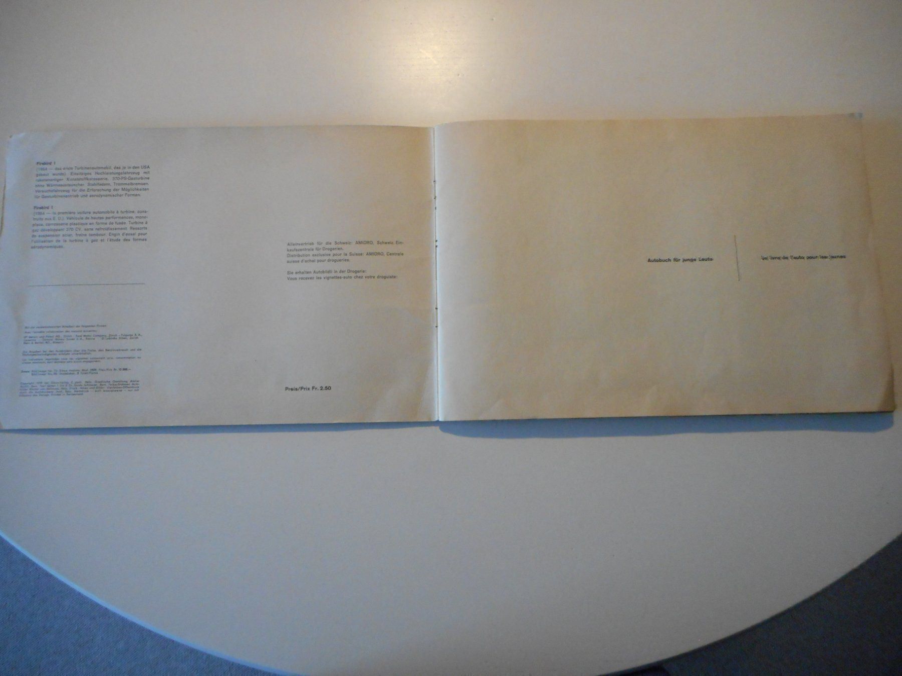 Panini Albums: Autobuch Album 1959 kein Panini – D'occasion à Cham par Paniniworld 2