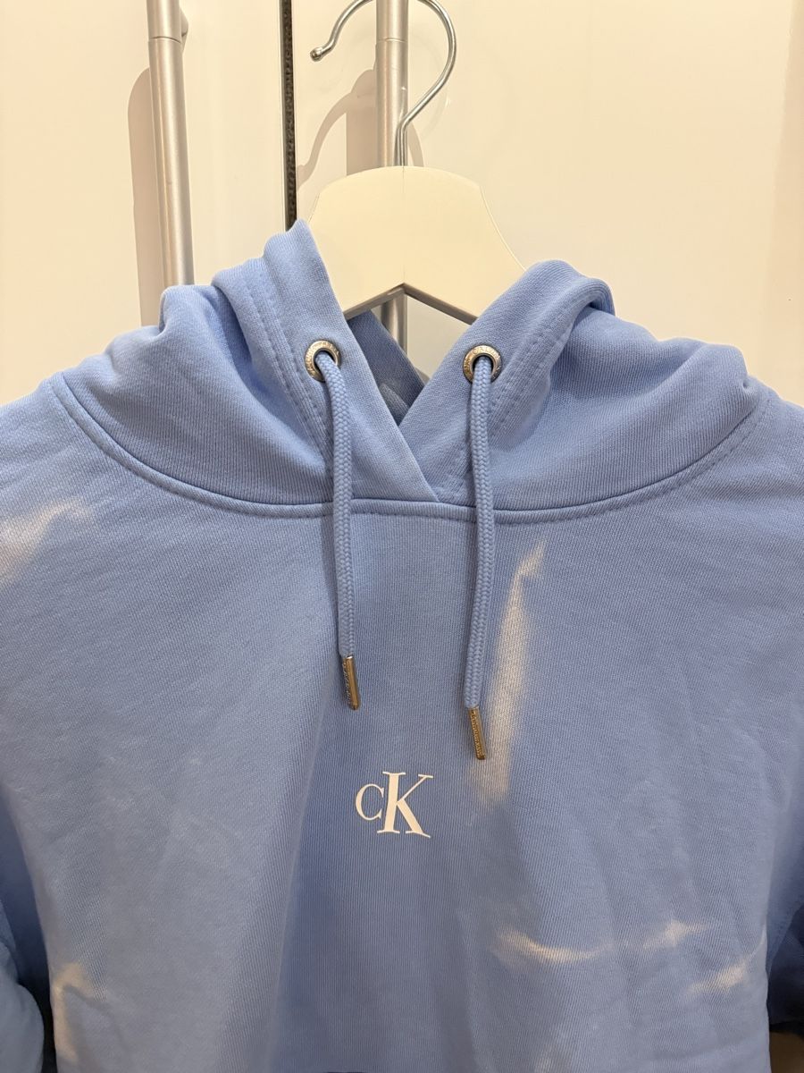 Calvin Klein Maglioni & Felpe: Calvin Klein Hoodie Pullover Gr. M - Hellblau Tie Dye – Usato da Waltenschwil venduto da marisa.tengler 4