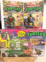 TMNT Pizza Thrower Leonardo Raphael ninja turtles neu set