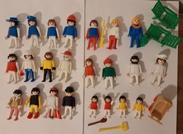 Vintage Playmobil Figuren v Geobra 1974, auch echte Klickies