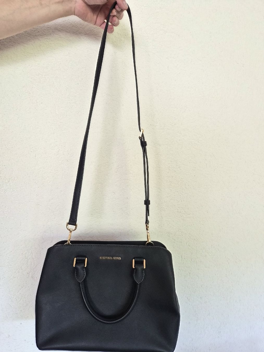 Michael Kors Borse da donna: Michael Kors bags - navy & brown leather, elegant & compact – Usato da Küttigen venduto da yingli 1