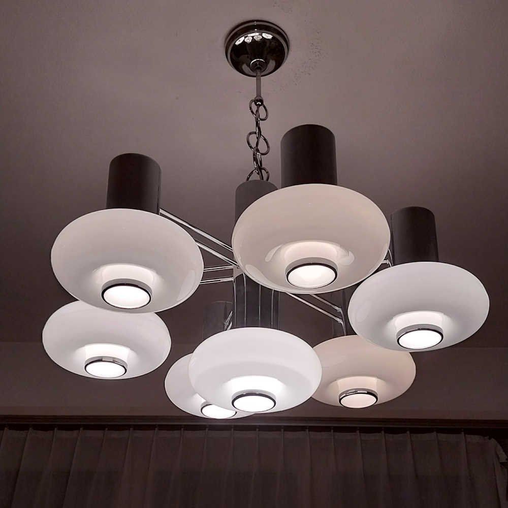Kronleuchter & Deckenlampen: Angelo Brotto Kronleuchter – Gebraucht aus Pregassona von ModernistaCH 2