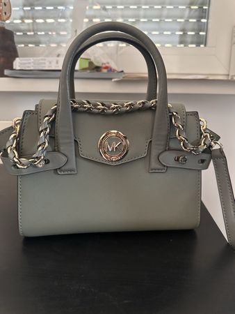 Borsa Michael Kors, verde militare, come nuova, con tracolla